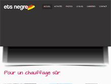 Tablet Screenshot of ets-negre.com